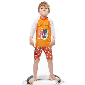 Conjunto Infantil Manga Longa com Proteção Solar FPS 50