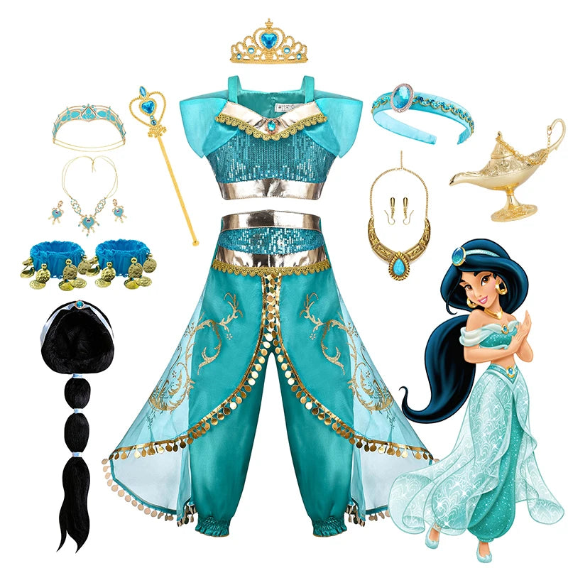 Fantasia Infantil Princesa Jasmine – Festa & Imaginação