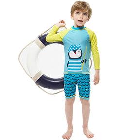 Conjunto Infantil Manga Longa com Proteção Solar FPS 50