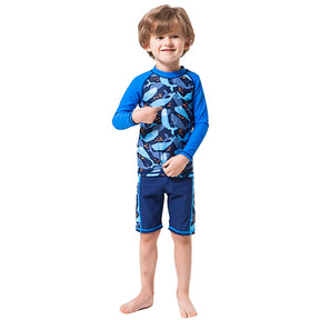 Conjunto Infantil Manga Longa com Proteção Solar FPS 50