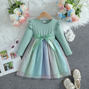Vestido Infantil Princesa de Outono