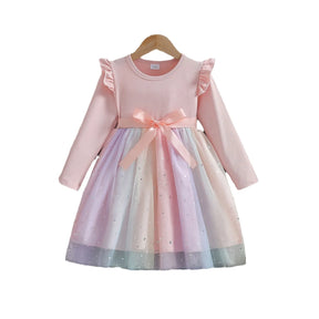 Vestido Infantil Princesa de Outono