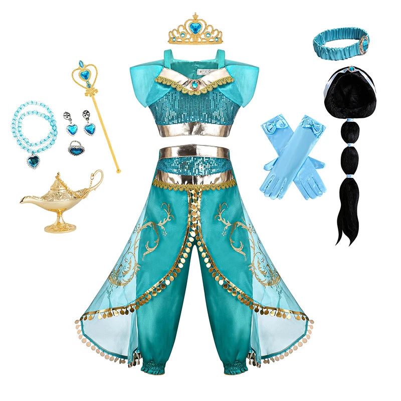 Fantasia Infantil Princesa Jasmine – Festa & Imaginação