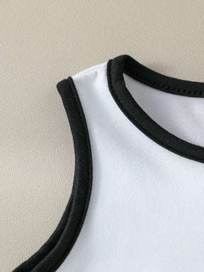 Conjunto Infantil Masculino de Verão – Regata e Shorts NY Estilo Esportivo