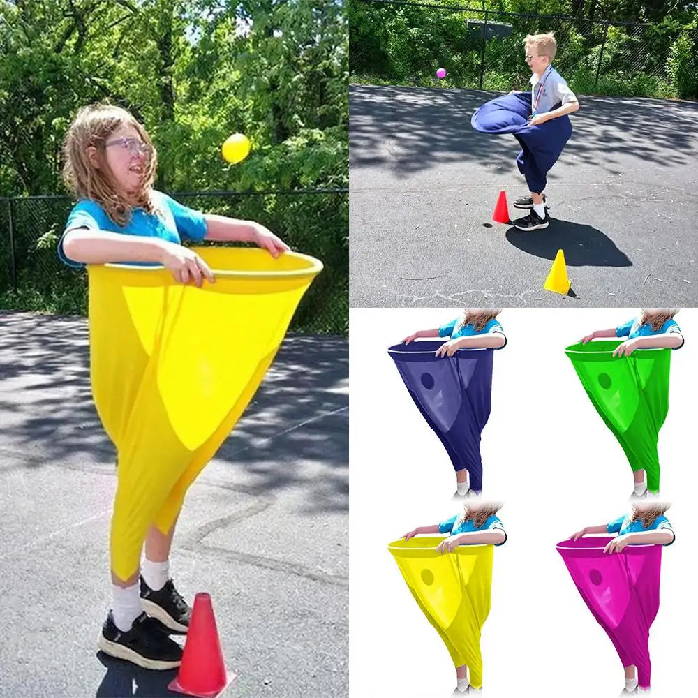 Saco de Corrida Infantil Colorido – Brinquedo Educativo para Gincanas e Atividades ao Ar Livre