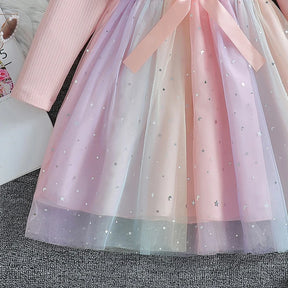 Vestido Infantil Princesa de Outono