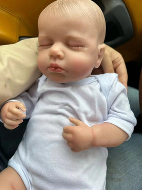 Boneca Reborn  – Realista, Feita à Mão, Corpo em Tecido