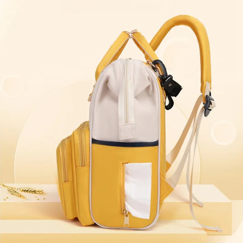 Mochila Maternidade Térmica Multifuncional para Mamãe e Bebê