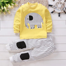 Conjunto Infantil Dinossauro – Pijama Confortável com Blusa e Calça para Meninos e Meninas