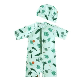 Maiô Infantil UV com Babados
