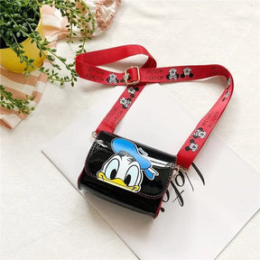 Bolsa Infantil Transversal Disney Mickey – Mini Bolsa de Ombro Feminina | Estilo Cartoon, Fofa e Compacta para Meninas
