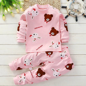 Conjunto Infantil Dinossauro – Pijama Confortável com Blusa e Calça para Meninos e Meninas