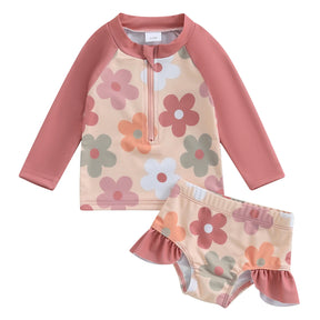 Conjunto Infantil de Praia para Meninas