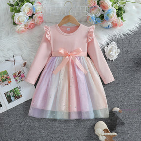 Vestido Infantil Princesa de Outono