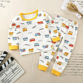 Conjunto Infantil Dinossauro – Pijama Confortável com Blusa e Calça para Meninos e Meninas
