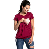 Blusa Maternidade com Abertura para Amamentação
