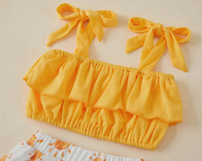 Conjunto Biquíni Infantil com Laços