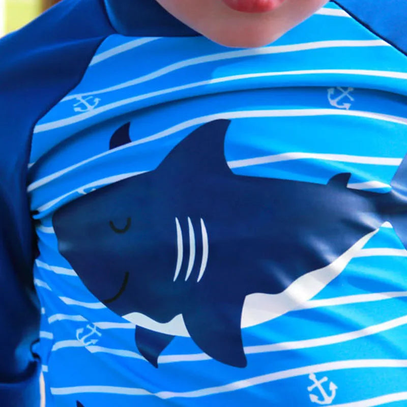 Conjunto Infantil Manga Longa com Proteção Solar FPS 50