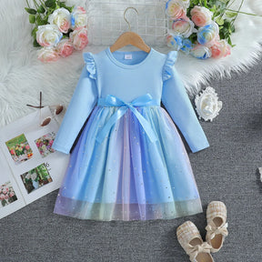 Vestido Infantil Princesa de Outono